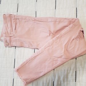 High waist skinny jeans